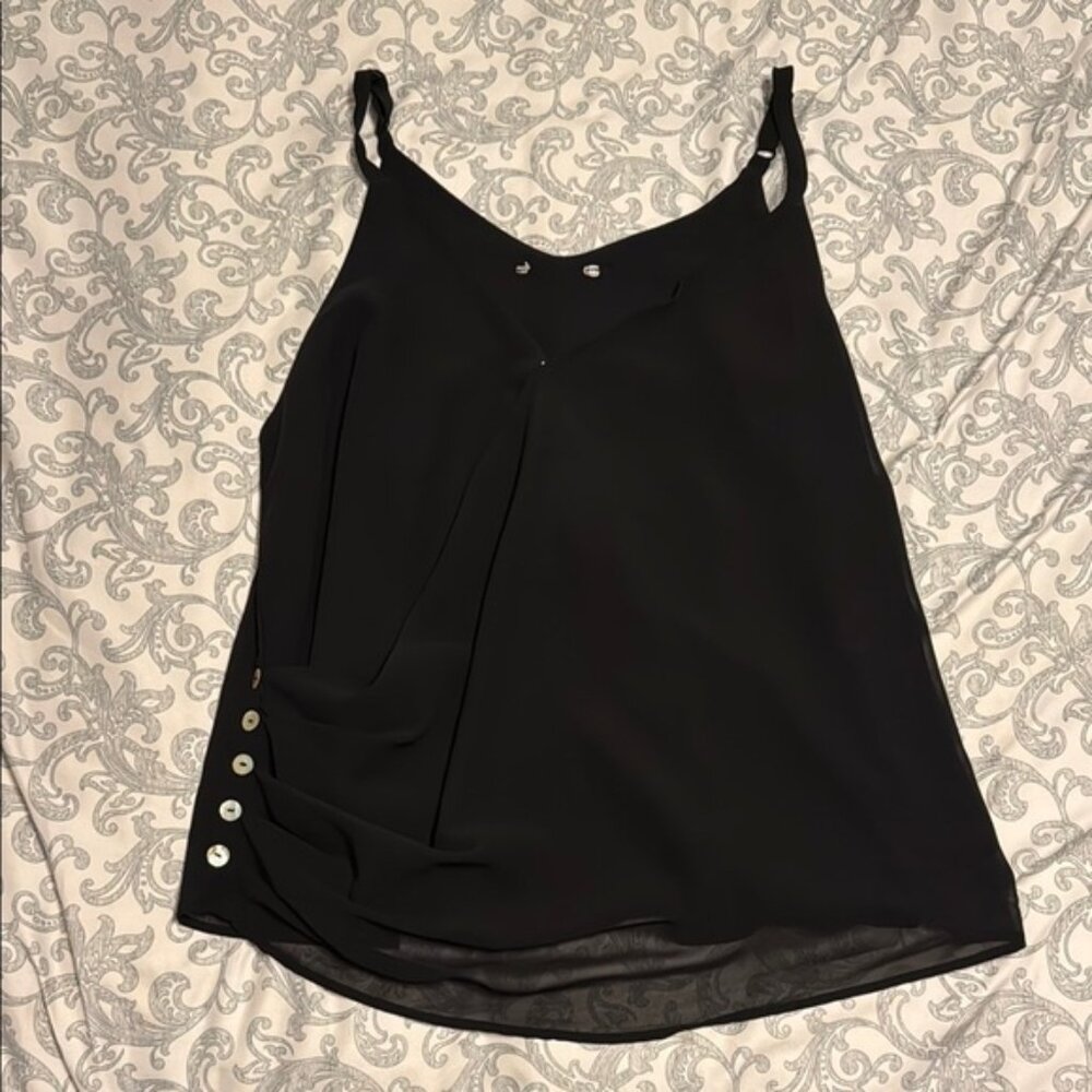 Zenana Outfitters Gray Asymmetrical Camisole